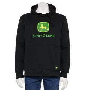 John Deere Core Graphic Logo Hoodie Black- Size XL